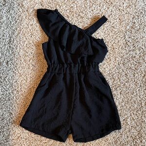 Stylish Black Kids Romper - Size 7